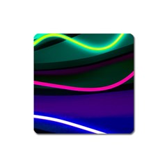 Neon Wonder Square Magnet