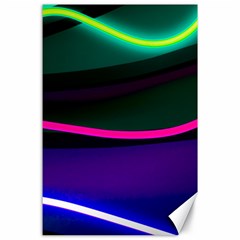 Neon Wonder Canvas 24  x 36 