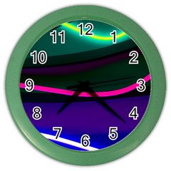 Neon Wonder Color Wall Clock