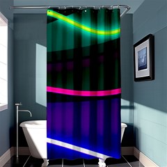 Neon Wonder Shower Curtain 36  x 72  (Stall) 