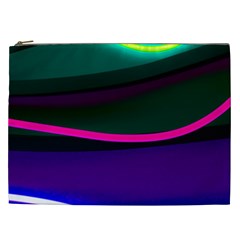 Neon Wonder Cosmetic Bag (xxl) by essentialimage