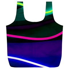 Neon Wonder Full Print Recycle Bag (xl) by essentialimage