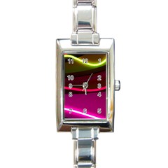 Neon Wonder Rectangle Italian Charm Watch by essentialimage