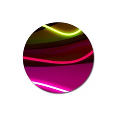 Neon Wonder Magnet 3  (round) by essentialimage