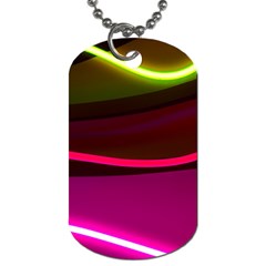 Neon Wonder Dog Tag (two Sides) by essentialimage