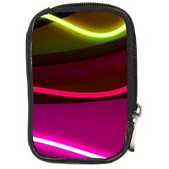 Neon Wonder Compact Camera Leather Case by essentialimage