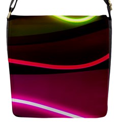 Neon Wonder Flap Closure Messenger Bag (s) by essentialimage