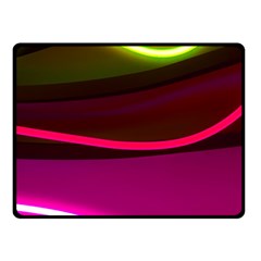 Neon Wonder Double Sided Fleece Blanket (small)  by essentialimage