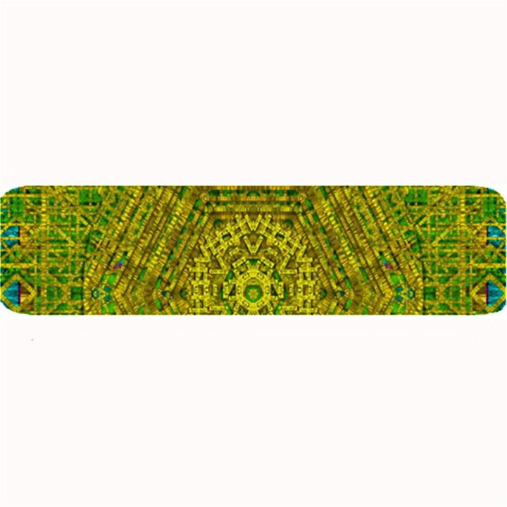 Gold Golden Sunset Mandala Large Bar Mats