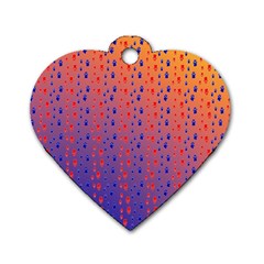 Animal Paws Dog Tag Heart (one Side) by Sparkle