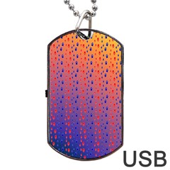 Animal Paws Dog Tag Usb Flash (one Side) by Sparkle