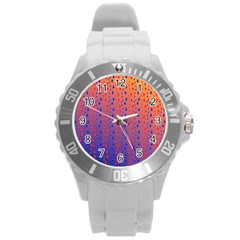 Animal Paws Round Plastic Sport Watch (l) by Sparkle