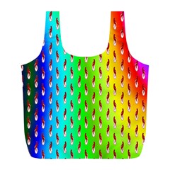 Bear Cycling Full Print Recycle Bag (l) by Sparkle