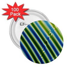 Blueglow 2 25  Buttons (100 Pack) 