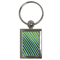 Blueglow Key Chain (rectangle) by Sparkle