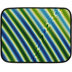 Blueglow Double Sided Fleece Blanket (mini)  by Sparkle