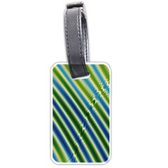 Blueglow Luggage Tag (one Side) by Sparkle