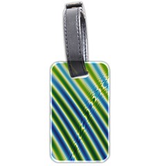 Blueglow Luggage Tag (two Sides) by Sparkle