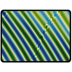 Blueglow Double Sided Fleece Blanket (large)  by Sparkle