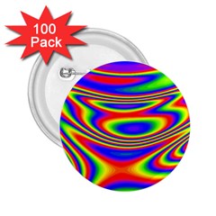 Rainbow 2.25  Buttons (100 pack) 