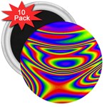 Rainbow 3  Magnets (10 pack)  Front