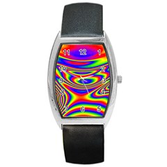 Rainbow Barrel Style Metal Watch