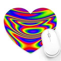 Rainbow Heart Mousepads