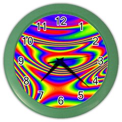 Rainbow Color Wall Clock