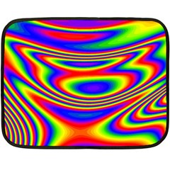 Rainbow Double Sided Fleece Blanket (mini)  by Sparkle