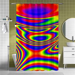 Rainbow Shower Curtain 48  x 72  (Small) 