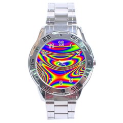 Rainbow Stainless Steel Analogue Watch by Sparkle