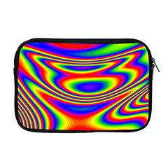 Rainbow Apple Macbook Pro 17  Zipper Case by Sparkle