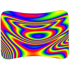 Rainbow Velour Seat Head Rest Cushion