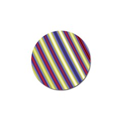 Colorful Strips Golf Ball Marker (4 Pack) by Sparkle