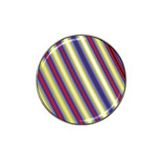 Colorful Strips Hat Clip Ball Marker by Sparkle