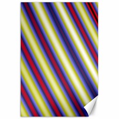 Colorful Strips Canvas 20  X 30 