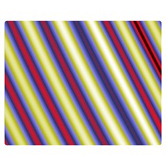 Colorful Strips Double Sided Flano Blanket (medium)  by Sparkle