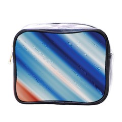 Violet Orange Mini Toiletries Bag (one Side) by Sparkle