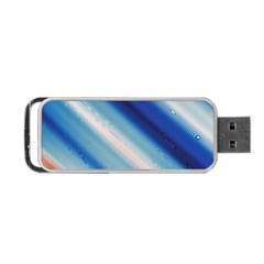 Violet Orange Portable Usb Flash (one Side) by Sparkle