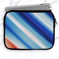 Blue White Apple Ipad 2/3/4 Zipper Cases by Sparkle