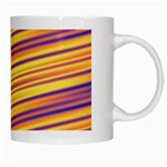 Rainbow Waves White Mugs Right