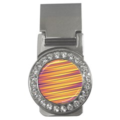 Rainbow Waves Money Clips (cz)  by Sparkle