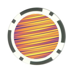 Rainbow Waves Poker Chip Card Guard by Sparkle