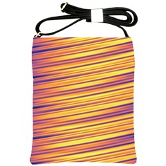 Rainbow Waves Shoulder Sling Bag by Sparkle