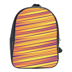 Rainbow Waves School Bag (xl) by Sparkle