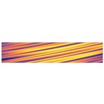 Rainbow Waves Small Flano Scarf Front