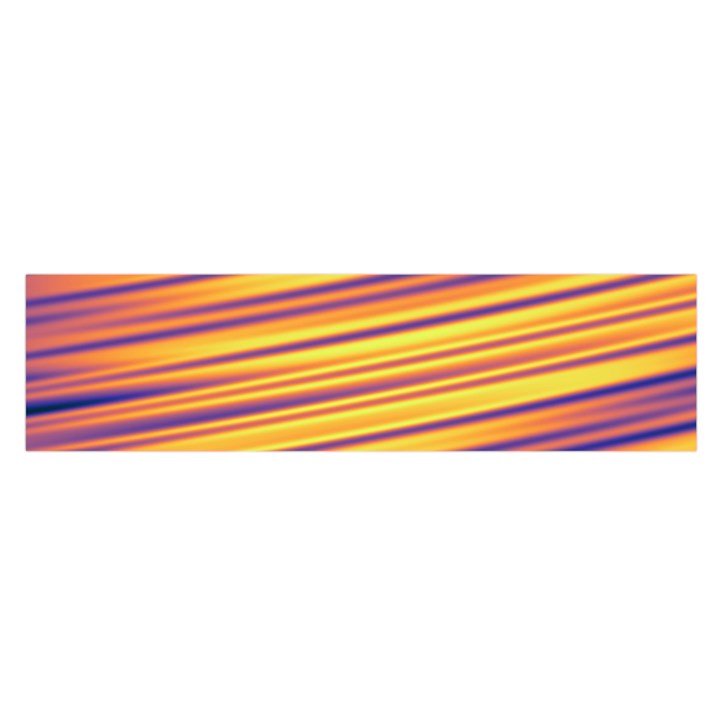 Rainbow Waves Satin Scarf (Oblong)