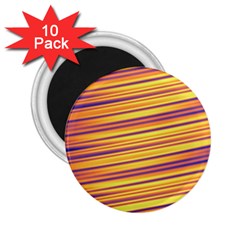 Colorful Strips 2 25  Magnets (10 Pack)  by Sparkle