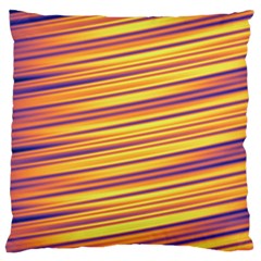 Colorful Strips Standard Flano Cushion Case (two Sides) by Sparkle