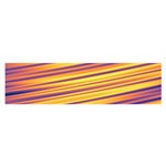 Colorful Strips Satin Scarf (Oblong) Front